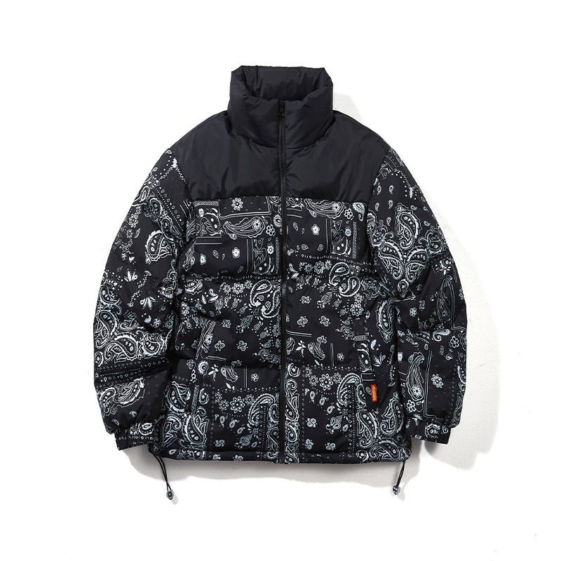 Manteau Homme Duvet Hiver Imprimé Designer
