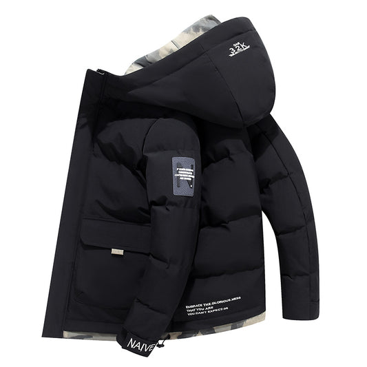 Veste Rembourrée Homme Imprimée Sur Mesure Hiver