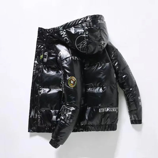 Custom Thick Winter Jacket Men Polyester