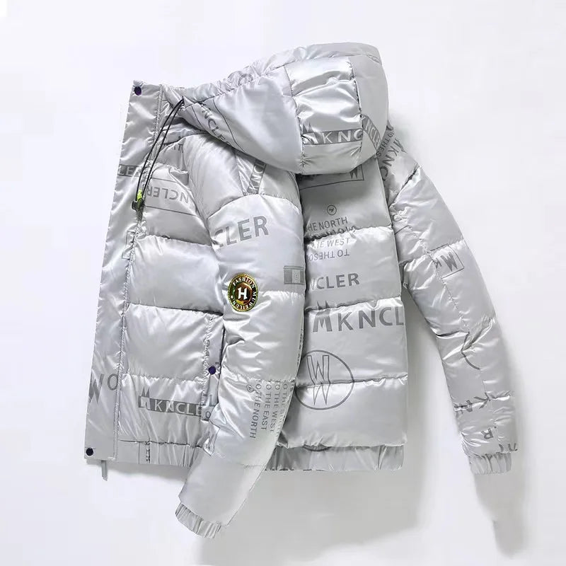 Custom Thick Winter Jacket Men Polyester