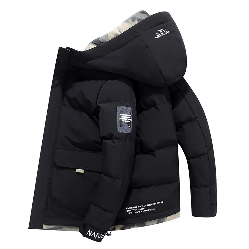 Veste Rembourrée Homme Imprimée Sur Mesure Hiver