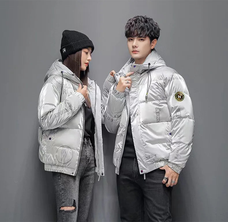 Custom Thick Winter Jacket Men Polyester