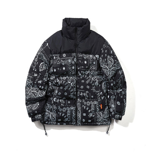 Manteau Homme Duvet Hiver Imprimé Designer