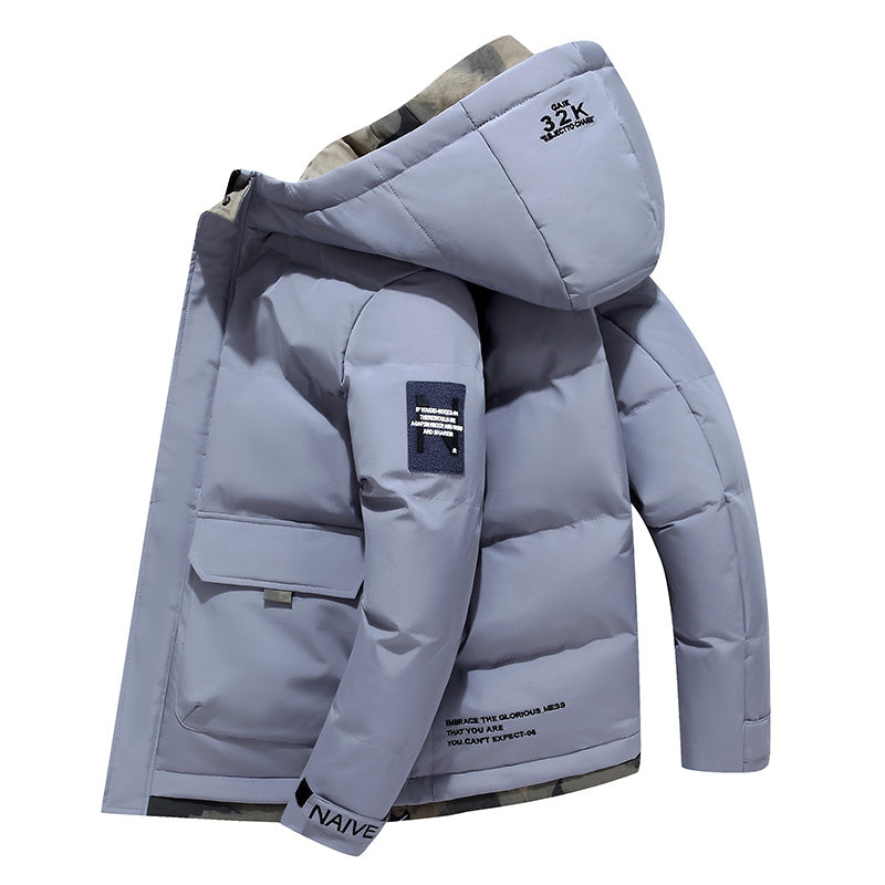 Veste Rembourrée Homme Imprimée Sur Mesure Hiver