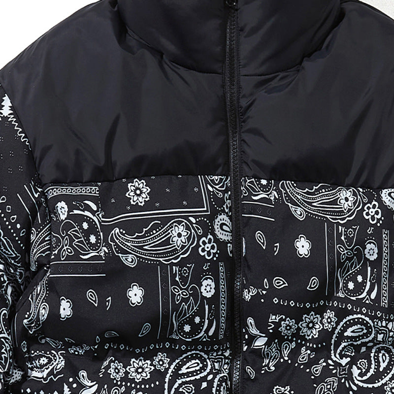 Manteau Homme Duvet Hiver Imprimé Designer