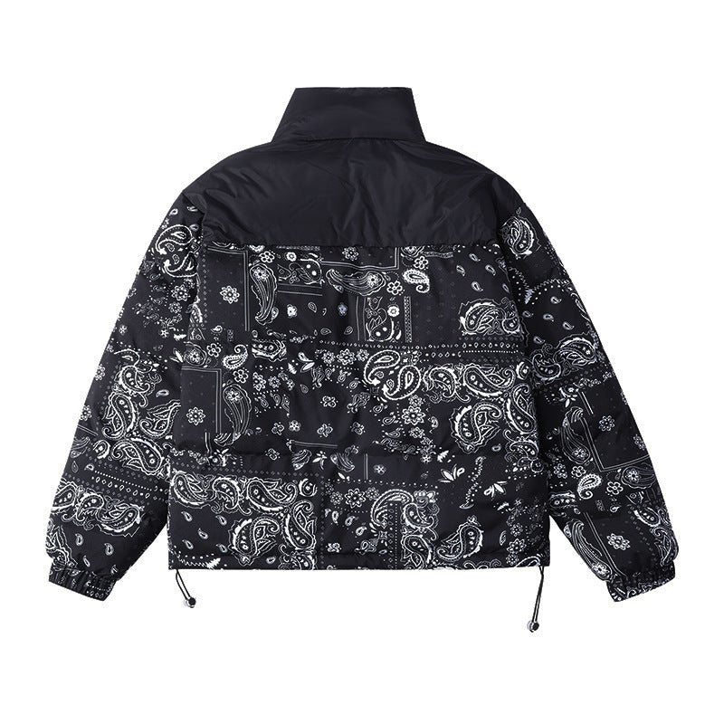 Manteau Homme Duvet Hiver Imprimé Designer