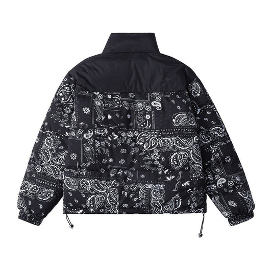 Manteau Homme Duvet Hiver Imprimé Designer