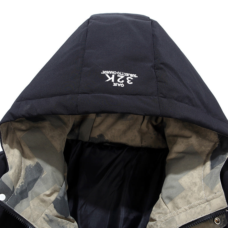 Veste Rembourrée Homme Imprimée Sur Mesure Hiver