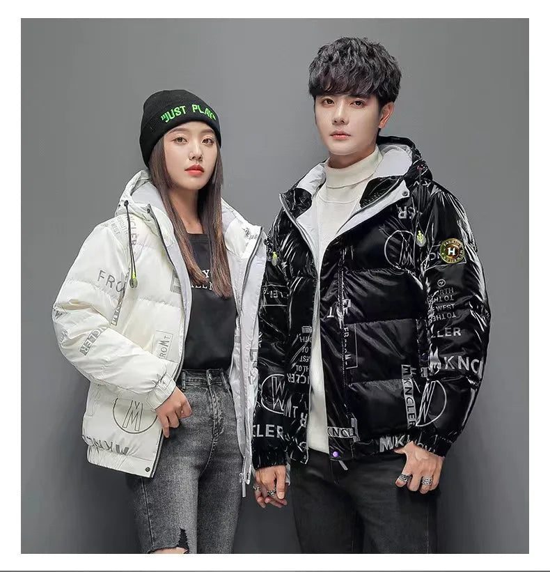 Custom Thick Winter Jacket Men Polyester