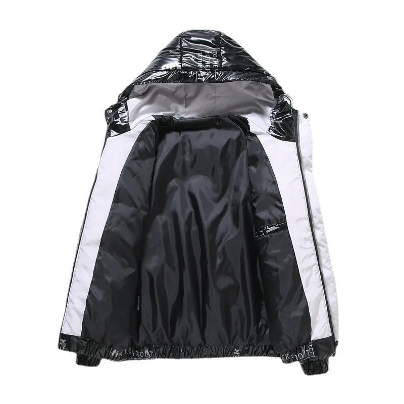 Custom Thick Winter Jacket Men Polyester