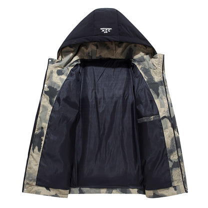 Veste Rembourrée Homme Imprimée Sur Mesure Hiver