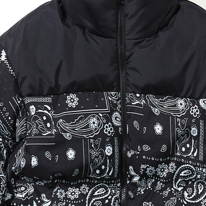 Manteau Homme Duvet Hiver Imprimé Designer