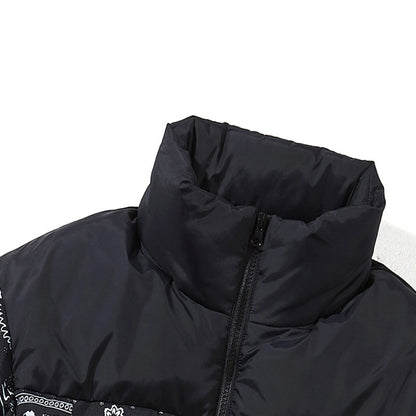 Manteau Homme Duvet Hiver Imprimé Designer